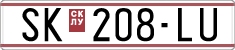 License plate of North Macedonia, Regular plates (1993)