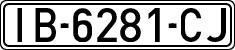 License plates of Spain, 1971 year series