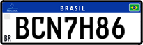 License plate of Brazil, Private owners (Mercosul)