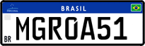 License plate of Brazil, Private owners (Mercosul)