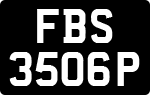 License plate of Singapore, Motorcycles