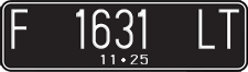License plate of Indonesia, Regular plates