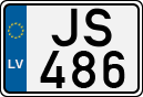 License plate of Latvia, Motorcycles