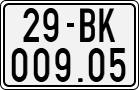 License plate of Vietnam, Motorcycles