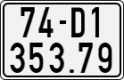 License plate of Vietnam, Motorcycles