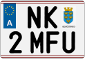 License plate of Austria, Regular plates