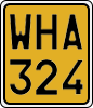 License plate of Belgium, 1951 year system