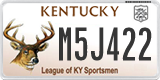 Kentucky, Specialty plates (A1B234)