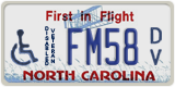North Carolina, Disabled Veteran (XXXX)