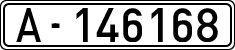 License plates of Spain, 1900 year series