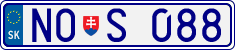 License plate of Slovakia, Sportcars