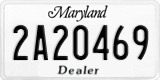 Maryland, Dealer (1A23456)