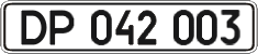 License plate Ukraine, Diplomatic