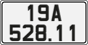 License plate of Vietnam, Cars