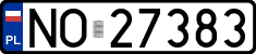 License plates of Poland, Regular car plates