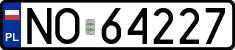 License plates of Poland, Regular car plates