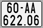 License plate of Vietnam, Motorcycles