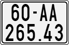License plate of Vietnam, Motorcycles