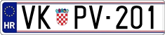 License plate of Croatia, Oldtimers