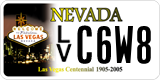 Nevada, Specialty plates (AB XXXX)