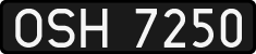 License plates of Poland, 1976 year system