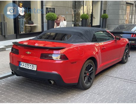 KA 0351 BI, Chevrolet Camaro