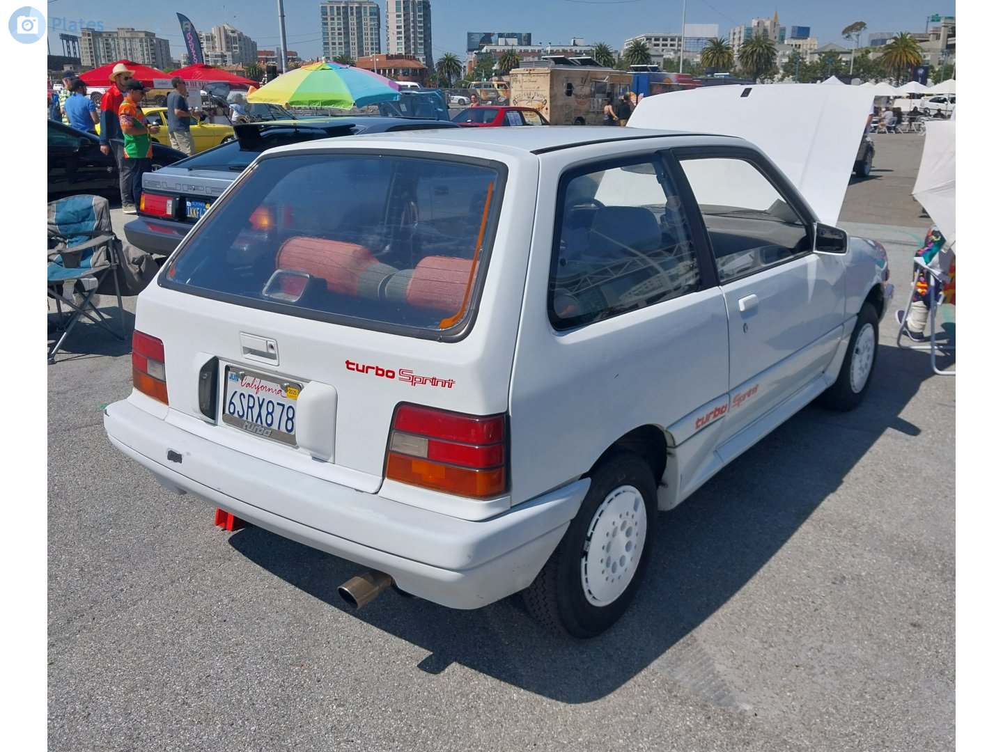 6SRX878, Chevrolet Sprint 1st gen 5-door Hatch (NA- and CO-market), 1985–1988 (–2004 for CO-market)