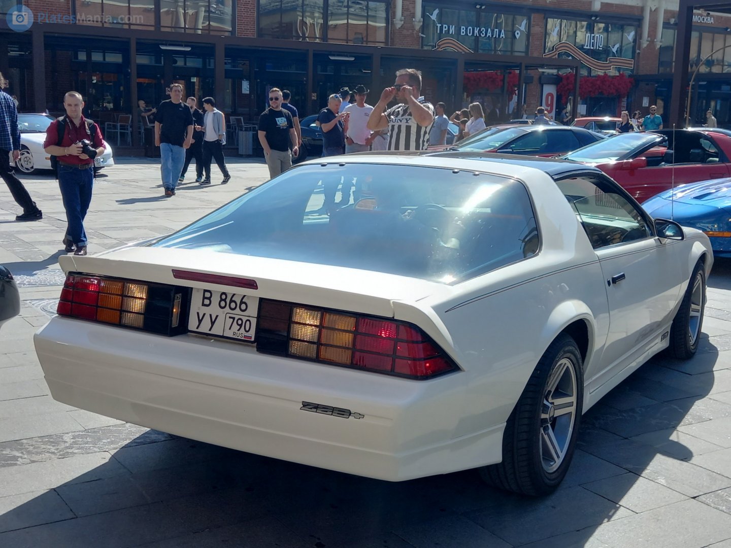 в 866 уу 790, Chevrolet Camaro 3rd gen Convertible (F III), 1986–1992