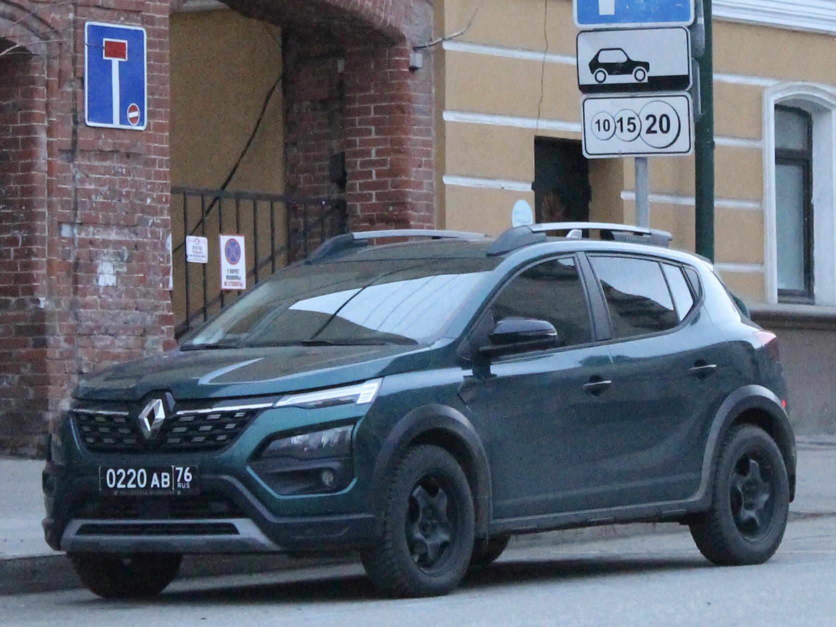 0220 ав 76, Renault Sandero 3rd gen Stepway (BJI; CIS-market; pre-production), 2021–2022