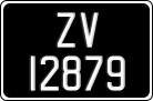 License plate of Ireland, Oldtimers