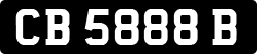 License plate of Singapore, Buses