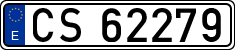 License plates of Spain, 1900 year series