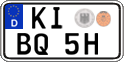 German license plate, Plates for oldtimers (type 