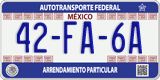 Federal license plates, Federal (00-AA-0A)