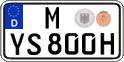 German license plate, Plates for oldtimers (type 