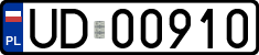 License plates of Poland, Military