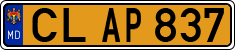 License plate of Moldova, Public transport (1992)