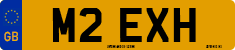 License plate of the United Kingdom, 1983 year system