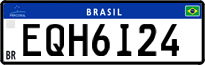 License plate of Brazil, Private owners (Mercosul)