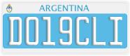 License plate of Argentina, Diplomatic
