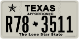 Texas, Apportioned vehicles (2012) (A12-3456)