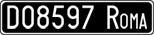 License plate of Italy, Cars (1927 year series)