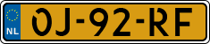 License plate of the Netherlands, Semi-trailers