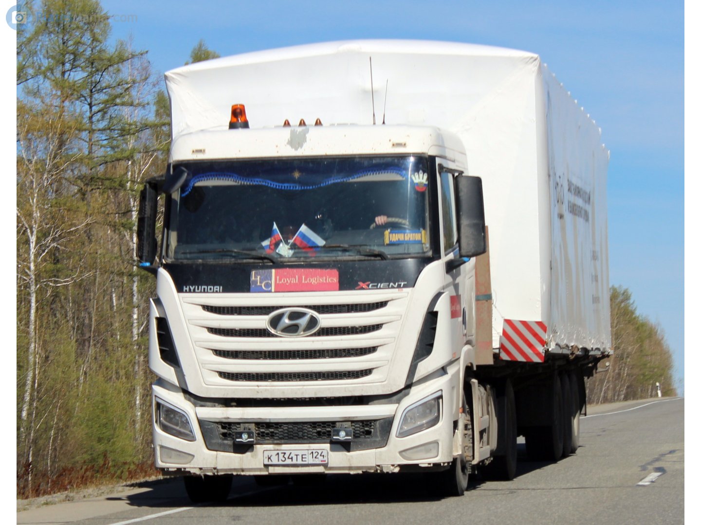 к 134 те 124, Hyundai Xcient 