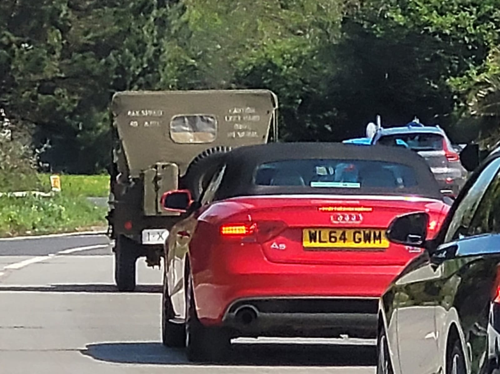 WL64GWM, Audi A5 1st gen Cabriolet (B8/8F7), facelift, 2011–2017