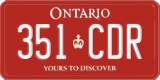 Ontario, Diplomatic (123-ABC)