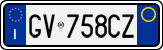 License plate of Italy, Cars (1994 year series)