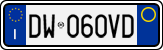 License plate of Italy, Cars (1994 year series)