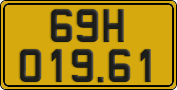 License plate of Vietnam, Commercial vehicles