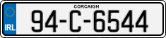 License plate of Ireland, Regular plates